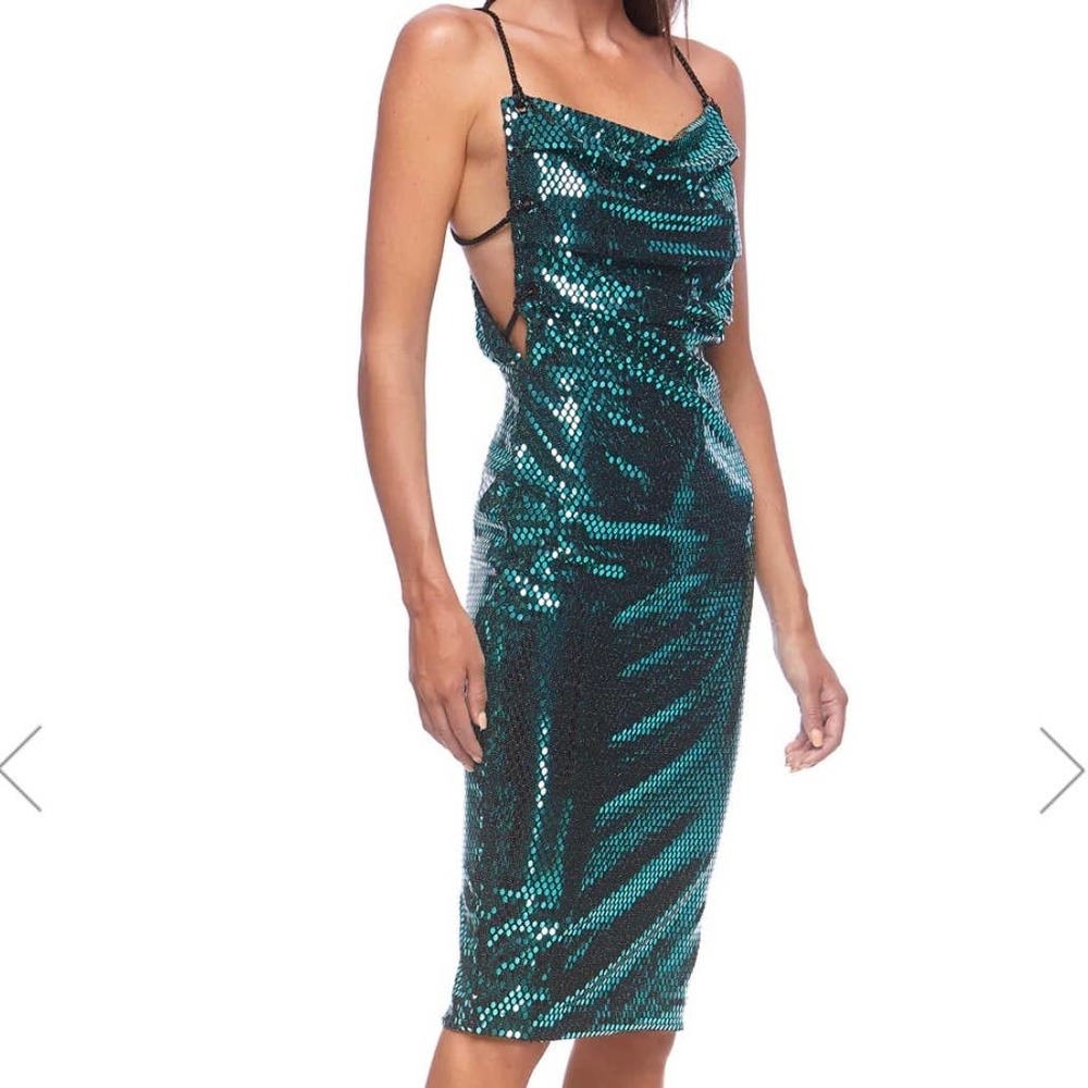 Eliya The Label Womens Cassandra Midi Dress Size Medium